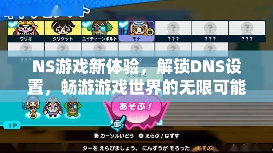 解鎖NS游戲新境界，DNS設(shè)置帶你遨游無限游戲世界