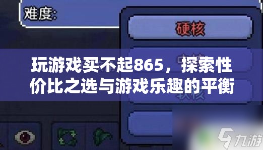 865買不起？探索性價(jià)比之選，平衡游戲樂趣與預(yù)算