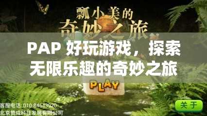 探索無限樂趣，PAP好玩游戲的奇妙之旅