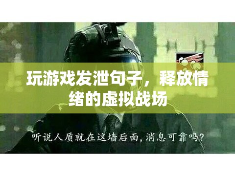 虛擬戰(zhàn)場，玩游戲發(fā)泄情緒