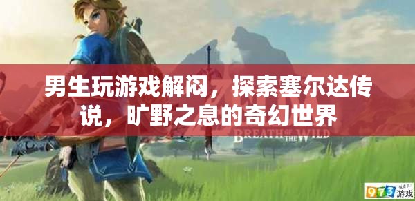 男生探索塞爾達(dá)傳說，曠野之息的奇幻世界