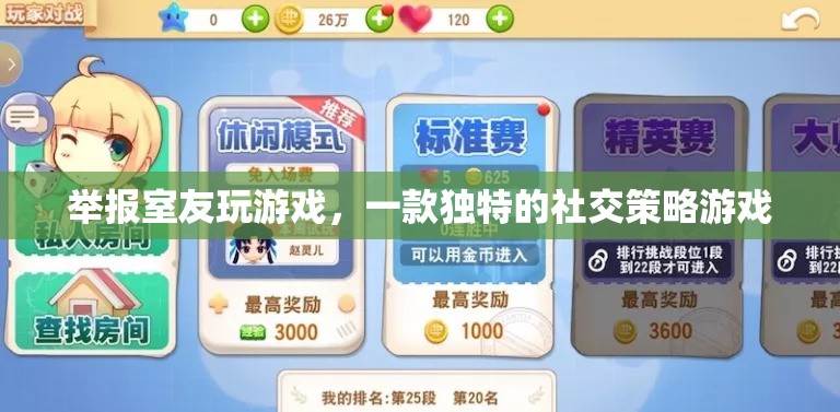 舉報(bào)室友，玩轉(zhuǎn)社交策略游戲