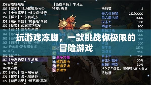 凍腳冒險(xiǎn)，挑戰(zhàn)極限的冰冷游戲