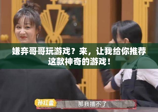 神奇游戲推薦，告別嫌棄哥哥玩游戲的煩惱！