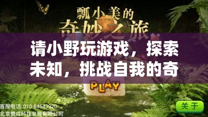 小野的奇妙冒險，探索未知，挑戰(zhàn)自我