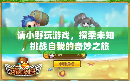 小野的奇妙冒險，探索未知，挑戰(zhàn)自我