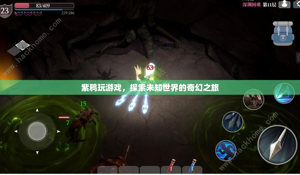 紫鴉的奇幻冒險，探索未知世界的游戲之旅