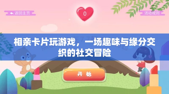 相親卡片，一場趣味與緣分的社交冒險
