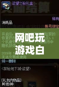 網(wǎng)吧游戲白屏，探索未知與極限的冒險(xiǎn)之旅