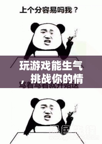 玩游戲也能生氣？挑戰(zhàn)你的情緒極限