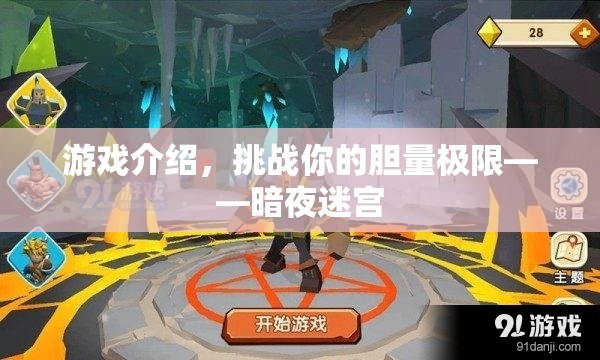 挑戰(zhàn)膽量極限，暗夜迷宮游戲介紹