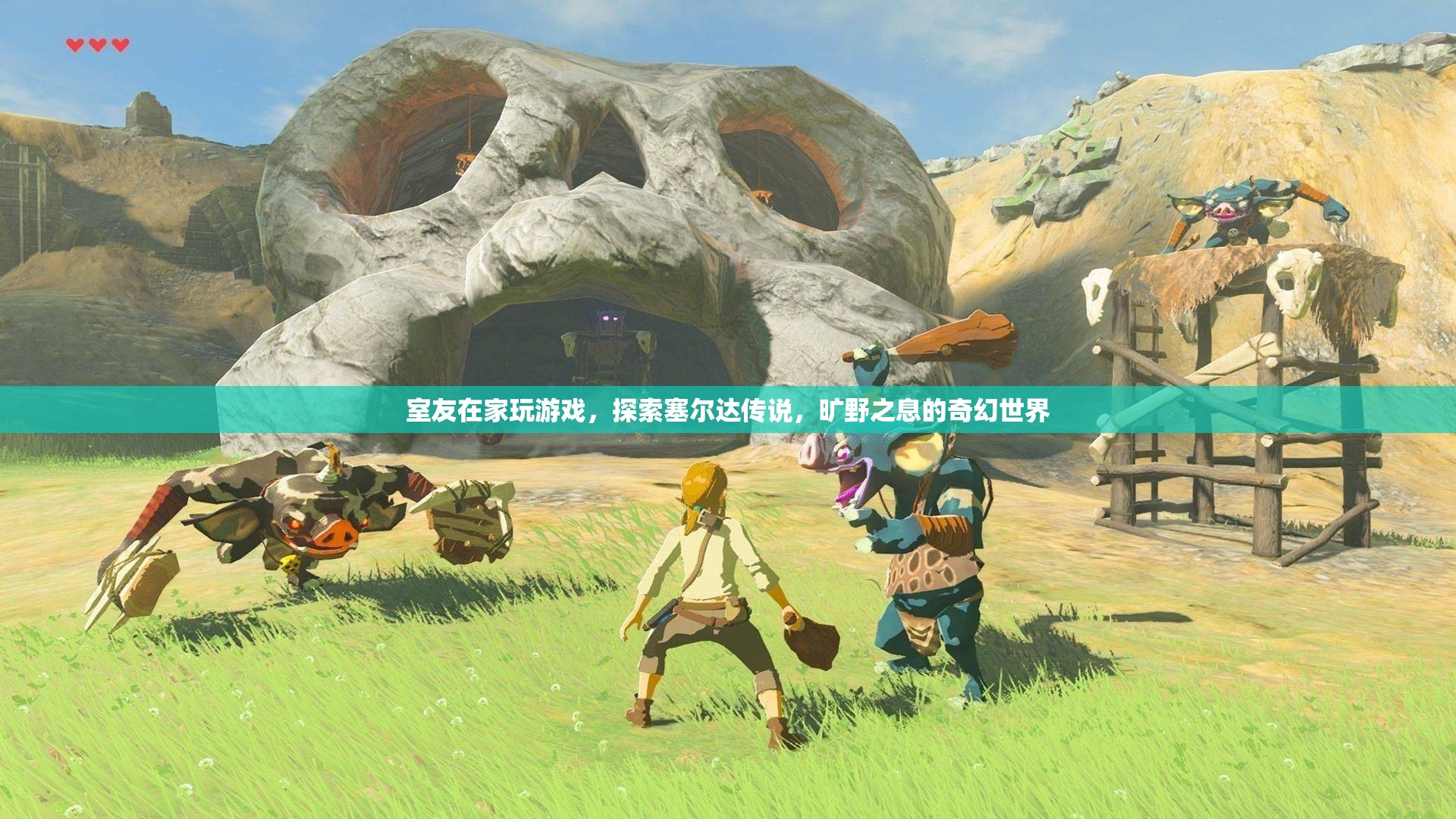 室友探索塞爾達(dá)傳說，曠野之息的奇幻世界