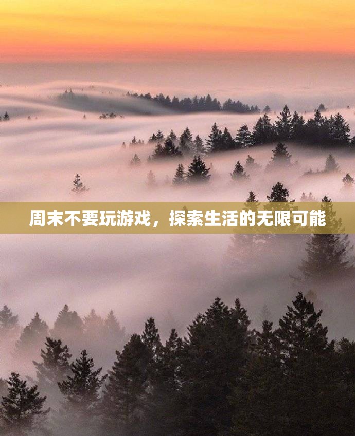 周末探索生活，放下游戲，發(fā)現(xiàn)無限可能