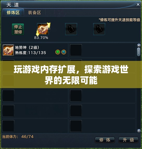 探索游戲世界的無(wú)限可能，玩游戲內(nèi)存擴(kuò)展