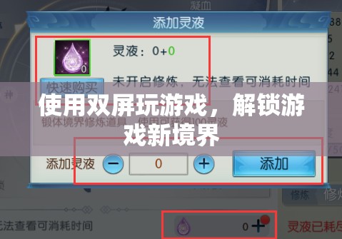 雙屏游戲，解鎖新境界，暢享游戲新體驗(yàn)