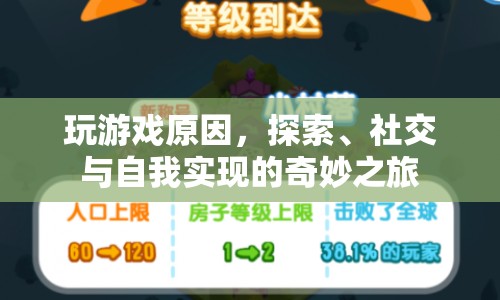 探索、社交與自我實現(xiàn)，玩游戲的奇妙之旅