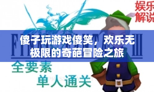 傻子玩游戲，歡樂無極限的奇葩冒險之旅