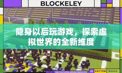 隱身玩游戲，探索虛擬世界的全新維度