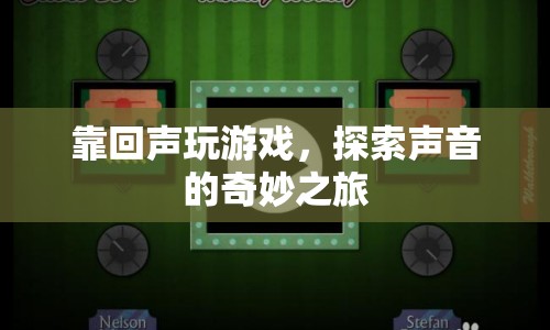 回聲游戲，探索聲音的奇妙之旅