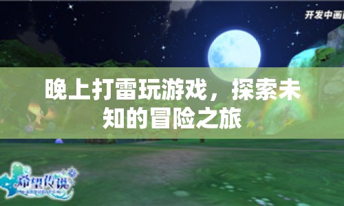 夜晚雷鳴下的冒險(xiǎn)游戲，探索未知的奇妙之旅