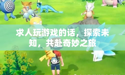 共赴奇妙之旅，求人玩游戲，探索未知