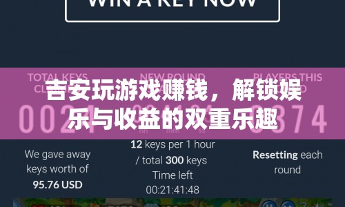 吉安游戲，解鎖娛樂與收益的雙重樂趣