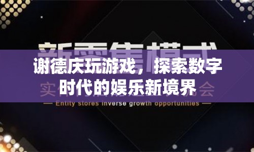 謝德慶，探索數(shù)字時(shí)代娛樂新境界的游戲大師