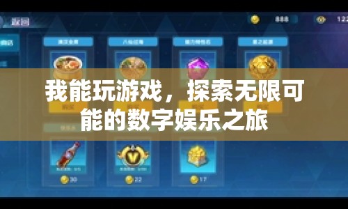 探索無限可能的數(shù)字娛樂之旅，游戲世界中的奇妙冒險