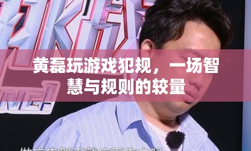 黃磊游戲犯規(guī)，智慧與規(guī)則的較量