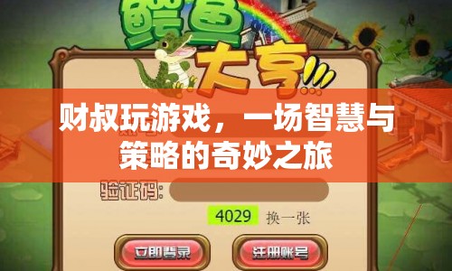 財(cái)叔的奇妙策略之旅