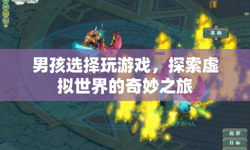 男孩的奇妙之旅，探索虛擬世界的游戲之旅