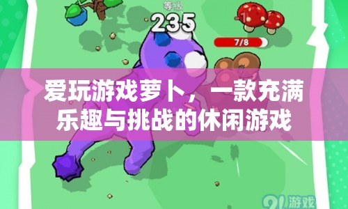 愛玩游戲蘿卜，挑戰(zhàn)樂趣無限，休閑游戲新選擇