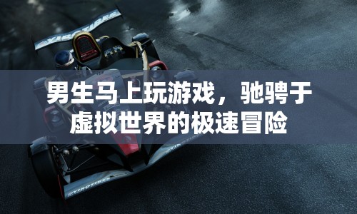 男生馳騁虛擬世界，極速冒險(xiǎn)，游戲無(wú)界