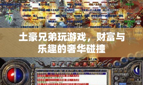 土豪兄弟游戲，財富與樂趣的奢華碰撞