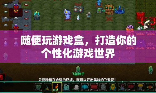 打造個性化游戲世界，隨便玩游戲盒等你來體驗