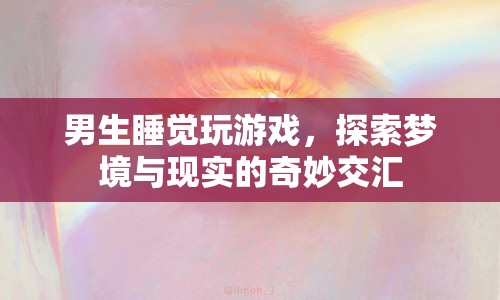 男生夢中玩游戲，夢境與現(xiàn)實的奇妙交匯