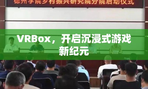 VRBox，開啟沉浸式游戲新紀(jì)元