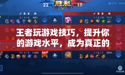 王者游戲技巧，提升水平，成就王者之路