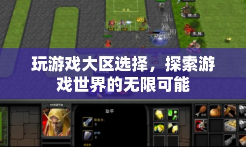 游戲大區(qū)選擇，解鎖游戲世界的無限可能