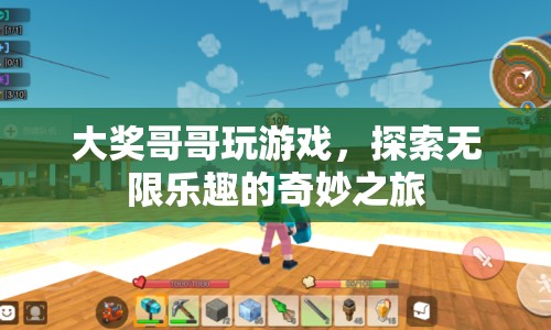 探索無限樂趣，大獎(jiǎng)哥哥的游戲奇妙之旅