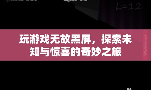 探索未知與驚喜，玩游戲時無故黑屏的奇妙之旅