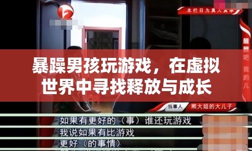 暴躁男孩在虛擬游戲中尋找釋放與成長(zhǎng)之路