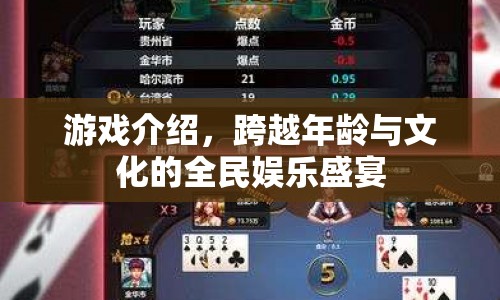 跨越年齡與文化的全民娛樂盛宴，游戲介紹