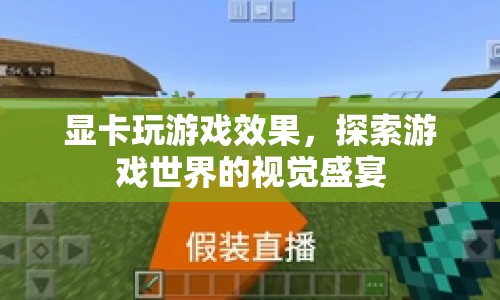 探索游戲世界的視覺(jué)盛宴，顯卡玩游戲效果