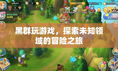 黑群玩游戲，探索未知領(lǐng)域的冒險之旅