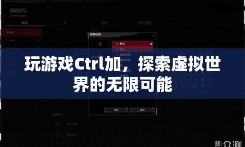 探索虛擬世界的無限可能，玩游戲Ctrl加