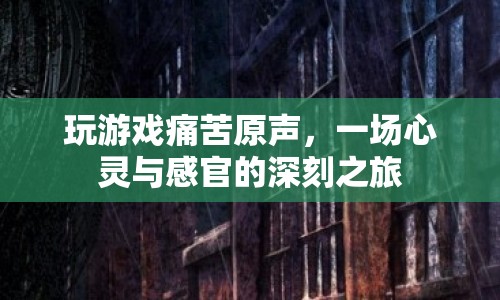 痛苦原聲，一場心靈與感官的深刻之旅