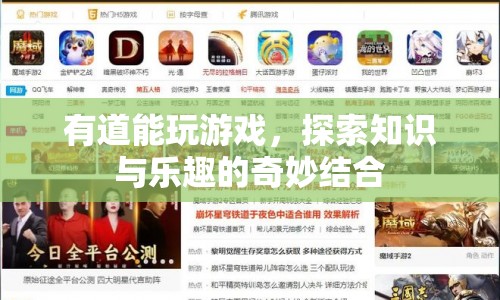 探索知識(shí)與樂趣的奇妙結(jié)合，有道游戲新體驗(yàn)