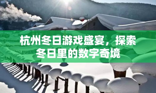 杭州冬日游戲盛宴，探索冬日里的數(shù)字奇境