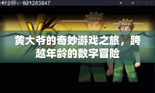 黃大爺?shù)钠婷顢?shù)字冒險(xiǎn)，跨越年齡界限的傳奇游戲之旅